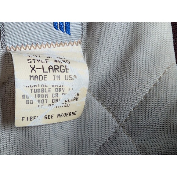 Vintage Swingster Redskins Satin Varsity Bomber Jacket Size XL Quilted MADE USA - Picture 7 of 15